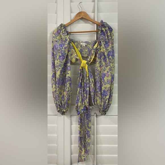 For Love and Lemons TopMaui Wrap Top - Picture 4 of 9